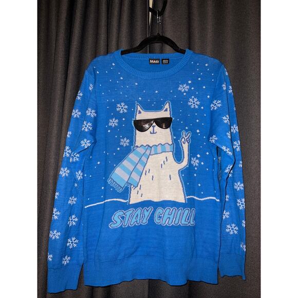 Ugly Christmas Sweater Xmas Size Large - Picture 1 of 3